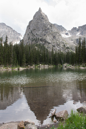 Lone Eagle Peak at Mirror Lake