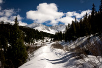 The trail up to Mayflower Gulch