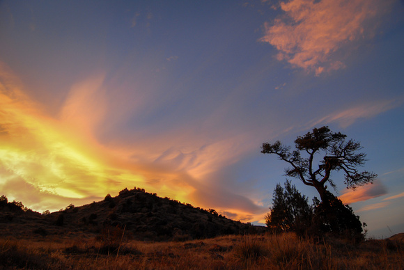 Fire in the Sky, Sunset on Mt Falcon Trail, Morrison Colorado